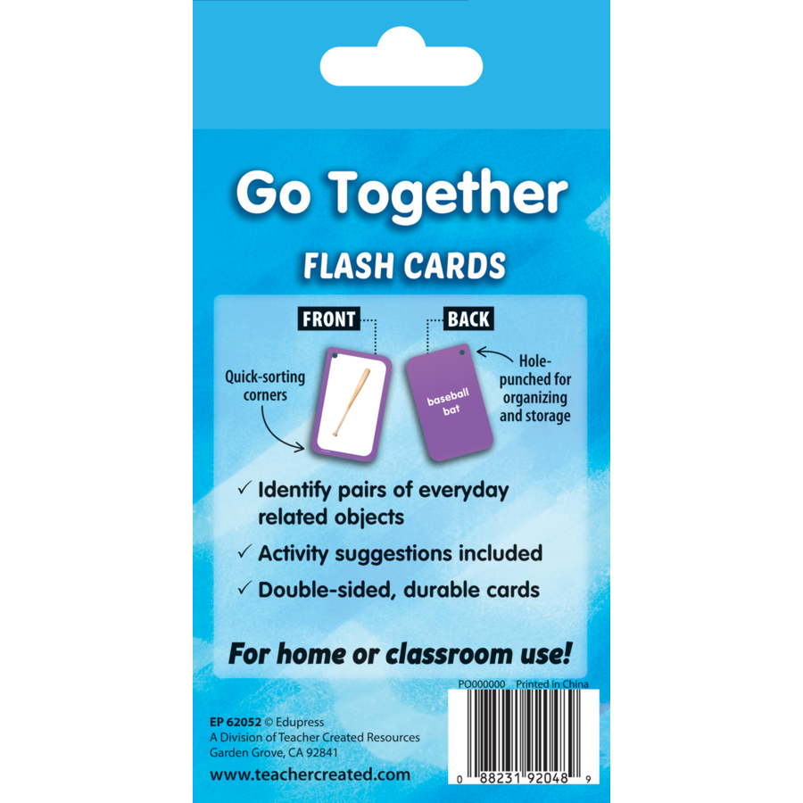 Teacher Created Resources Go Together Flash Cards