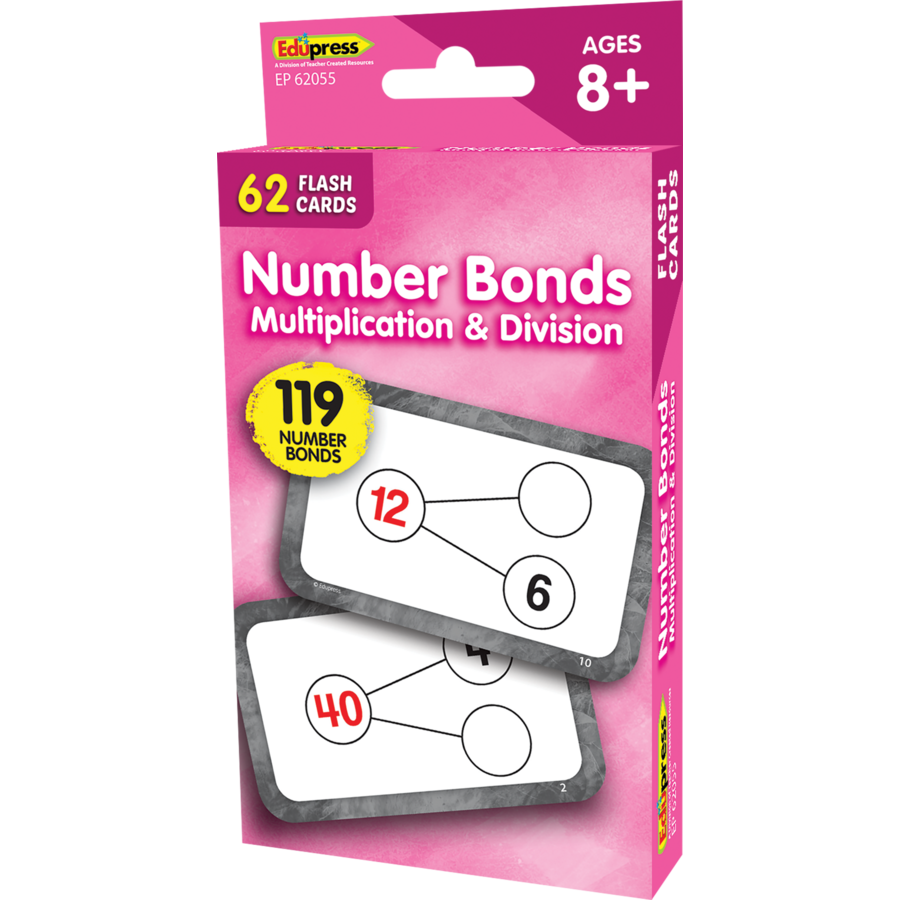 Teacher Created Resources Number Bonds Flash Cards - Multiplication And Division