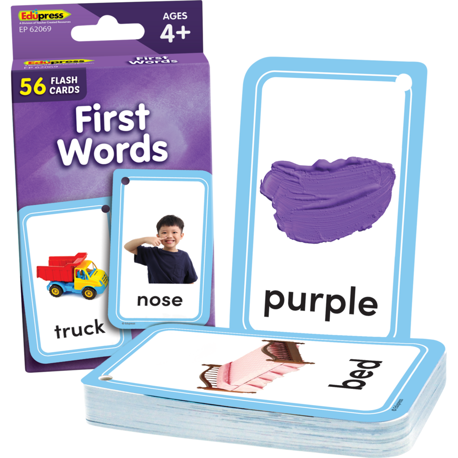 Teacher Created Resources First Words Flash Cards