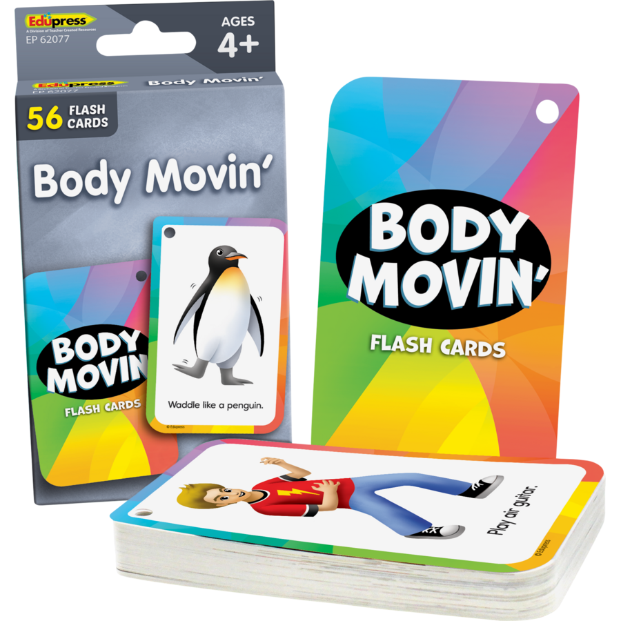 Teacher Created Resources Body Movin’ Flash Cards