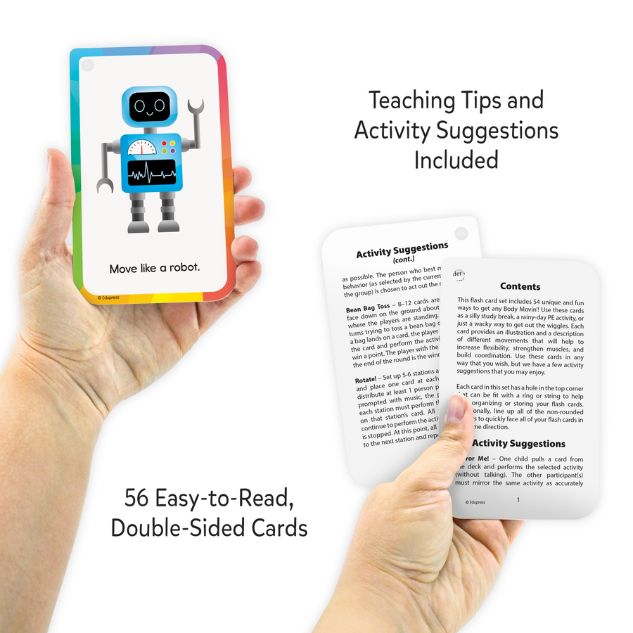 Teacher Created Resources Body Movin’ Flash Cards