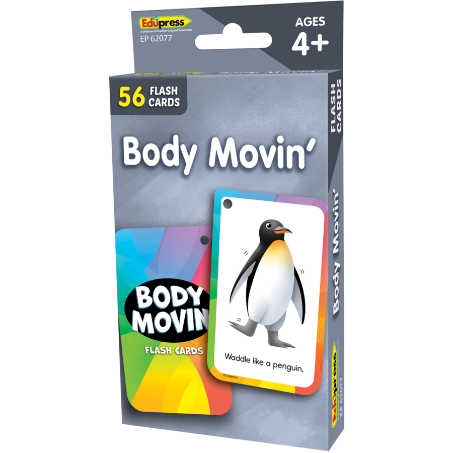 Teacher Created Resources Body Movin’ Flash Cards