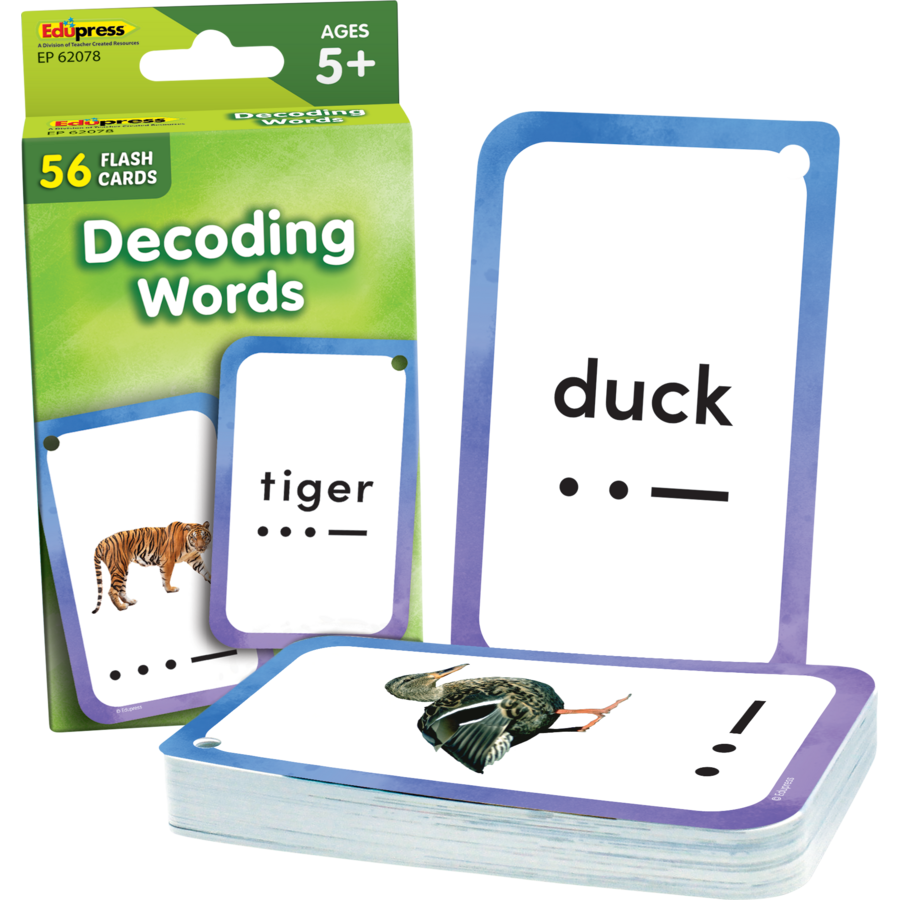 Teacher Created Resources Decoding Words Flash Cards