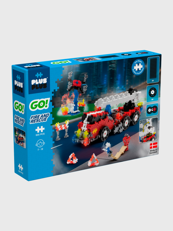 Plus-Plus Go! Fire and Rescue (500 pcs)