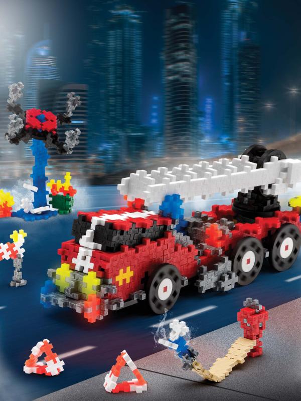 Plus-Plus Go! Fire and Rescue (500 pcs)