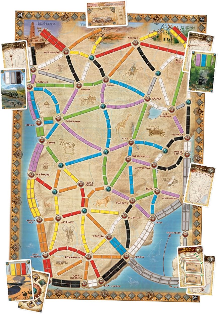 Ticket To Ride The Heart Of Africa (Expansion)