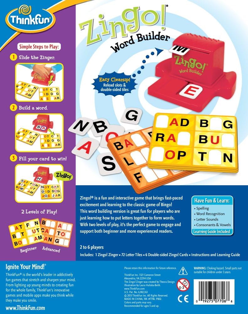 Thinkfun Zingo! Word Builder