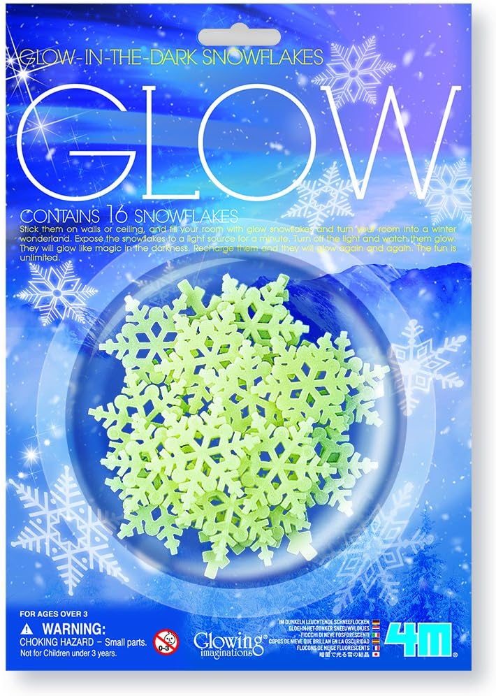 4M Glow-In-The-Dark: Snowflakes