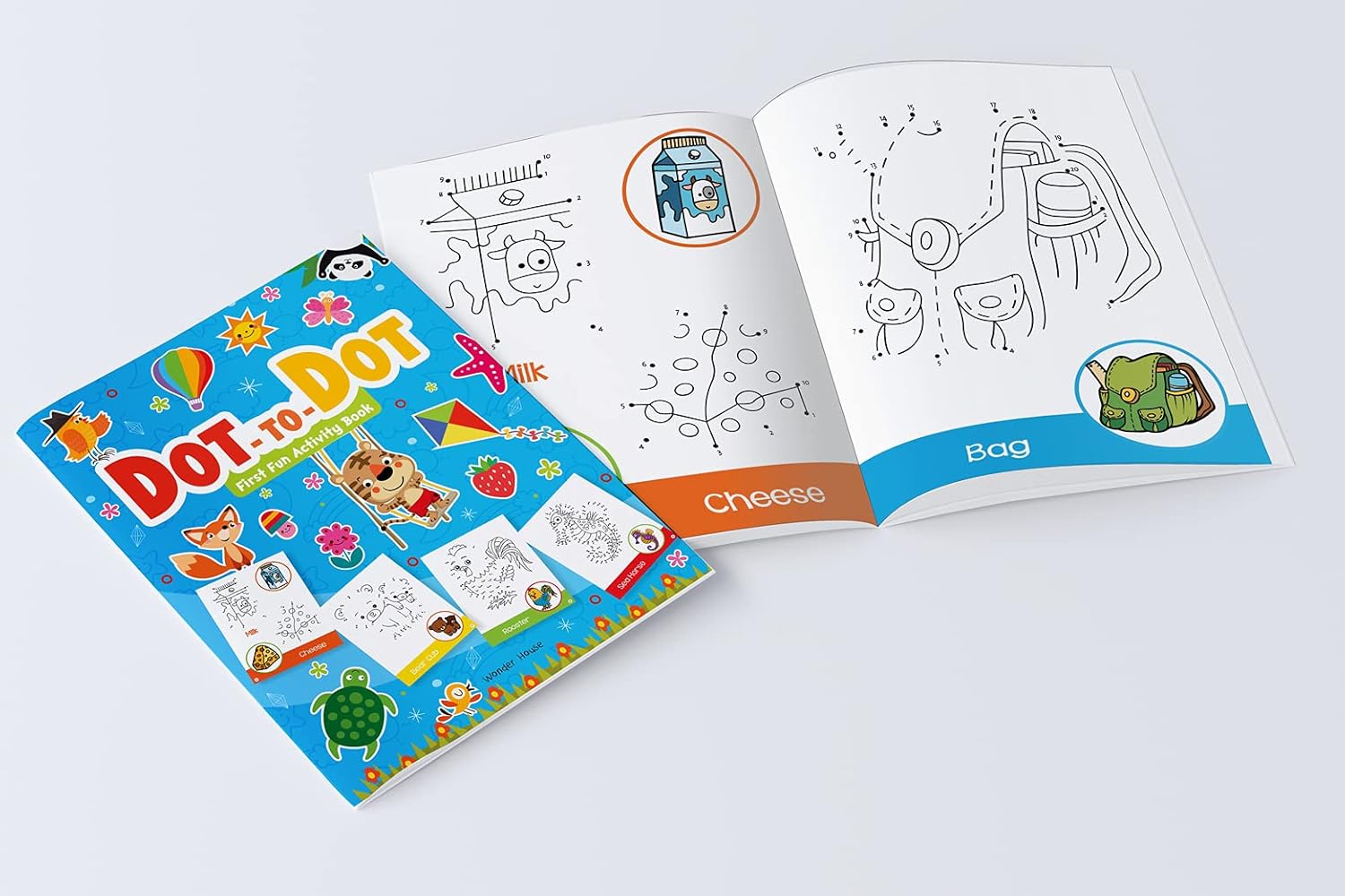 My First Fun Activity Boxset Of 4 Books: Spot The Difference, Mazes, Word Search & Dot To Dot