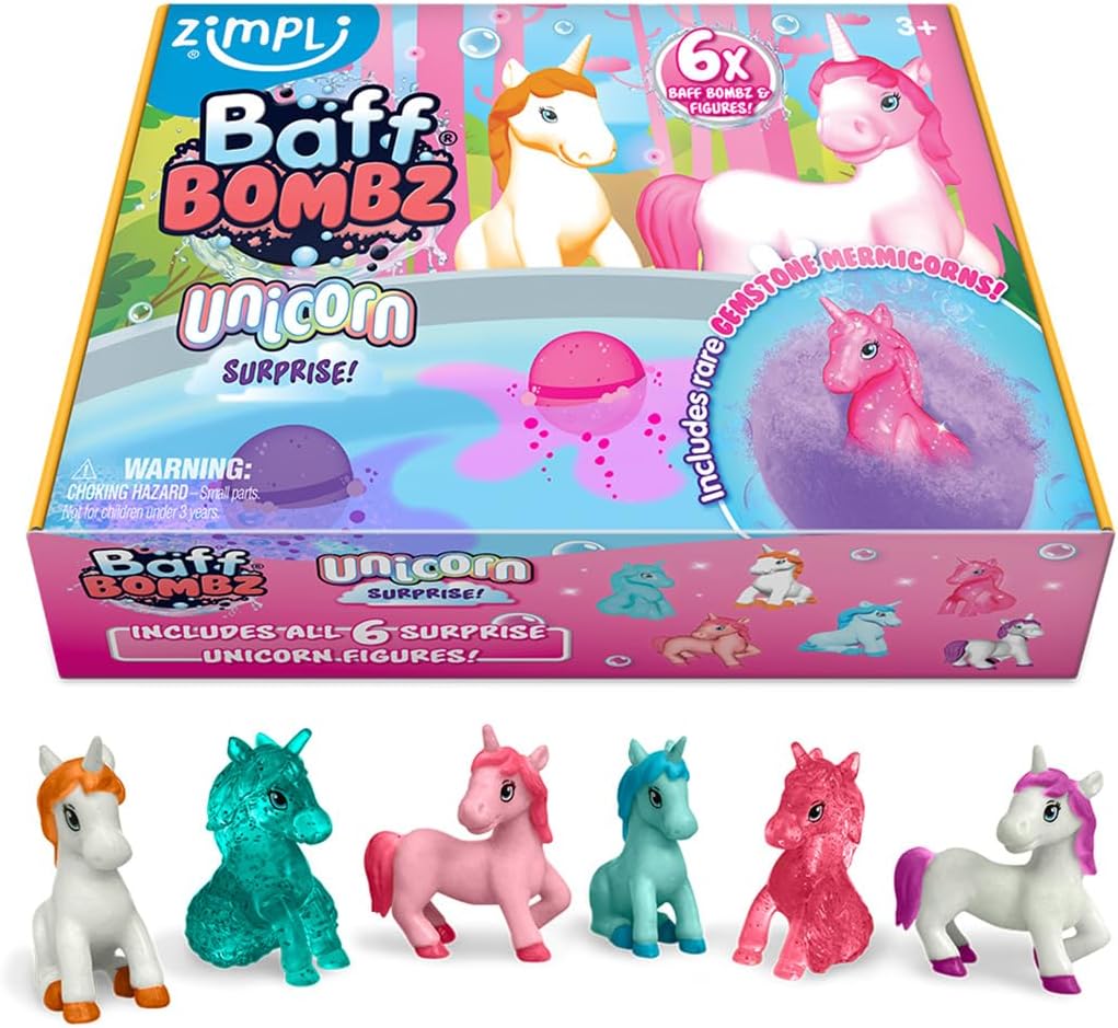 Zimpli Kids Baff Bombz Unicorn Surprise