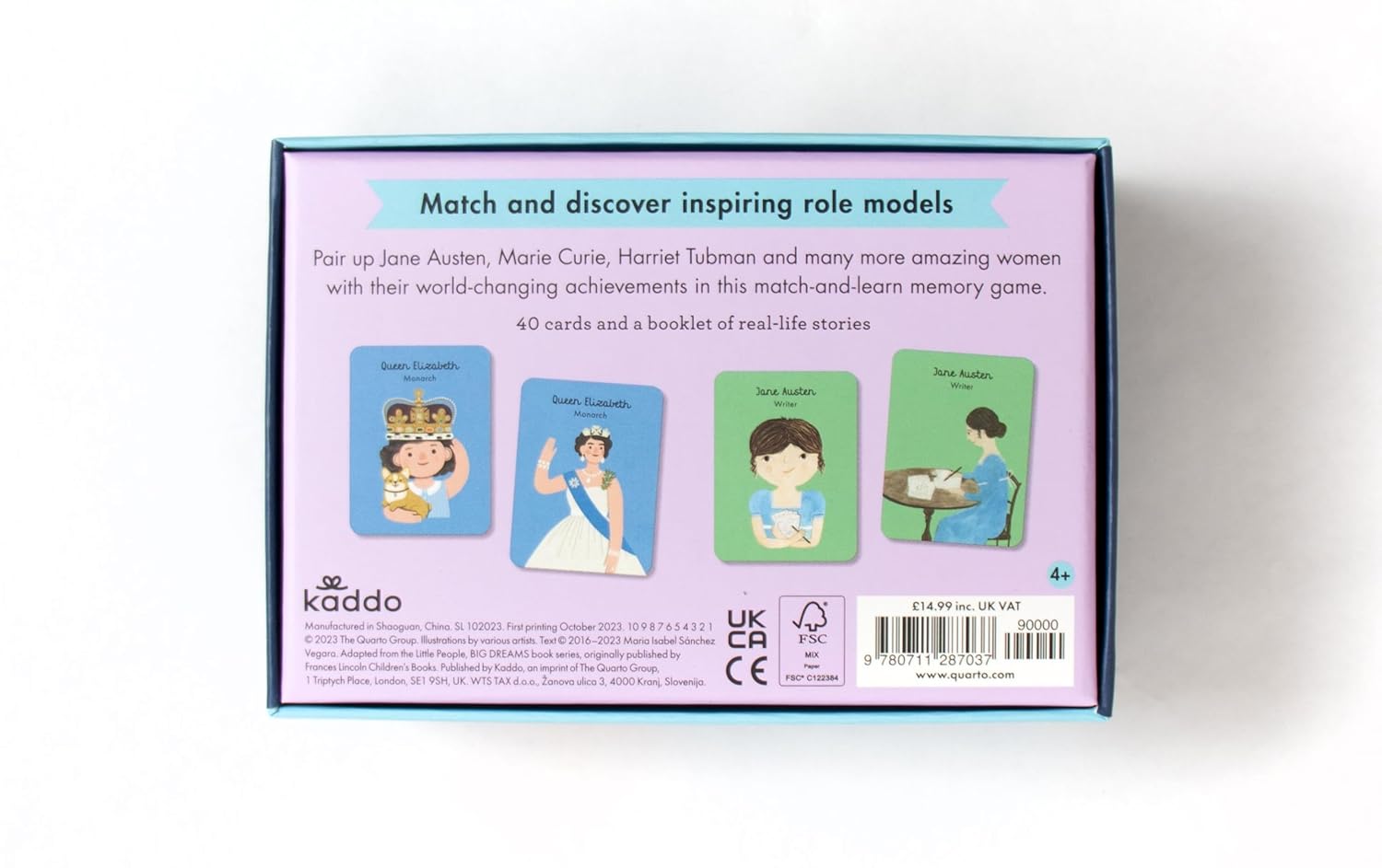 Little People, Big Dreams: Amazing Women Memory Game