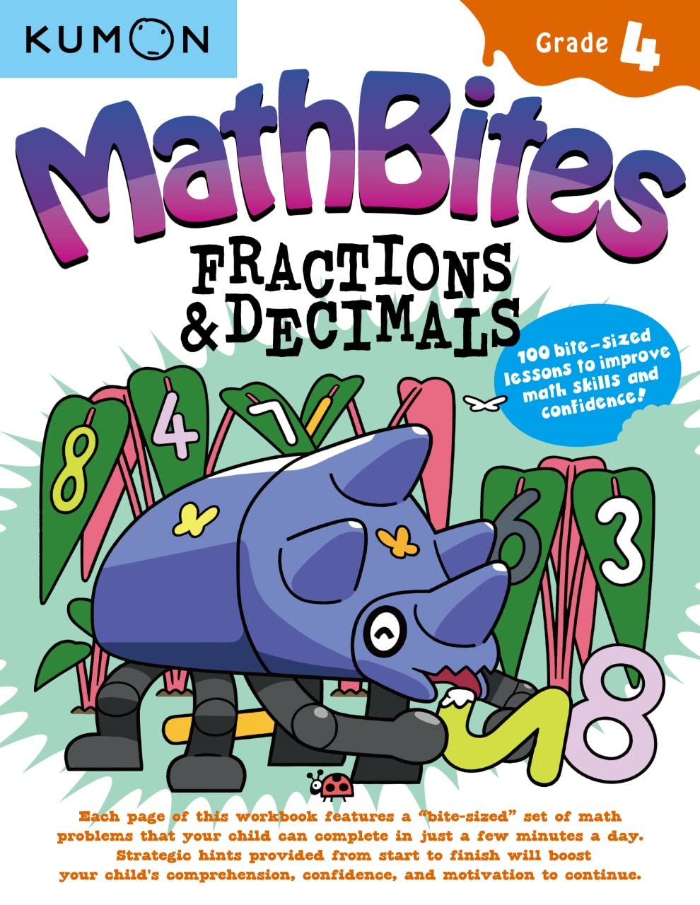 Kumon Mathbites Grade 4: Fraction & Decimals