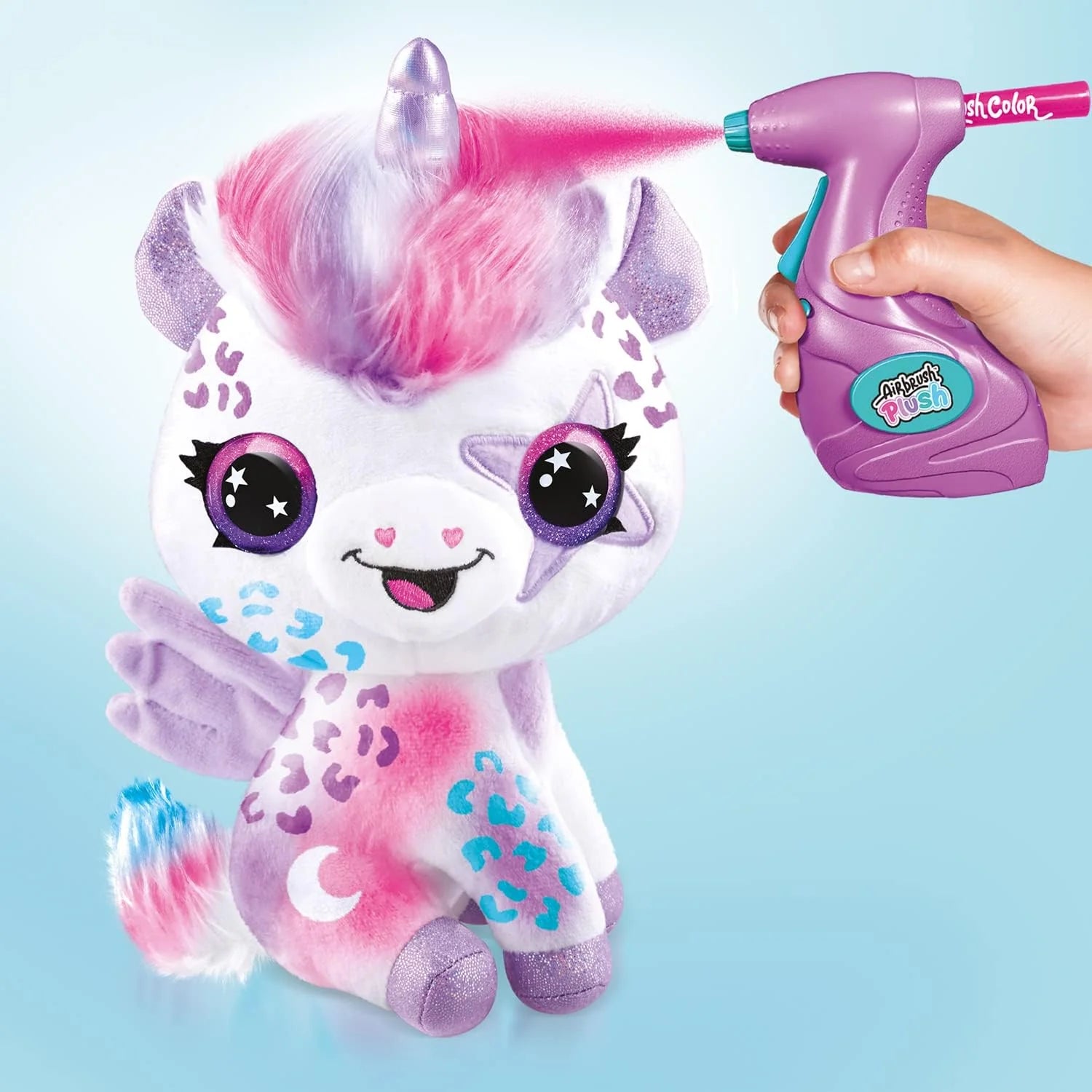 Style 4 Ever Airbrush Plush Glow-in-the-Dark Unicorn