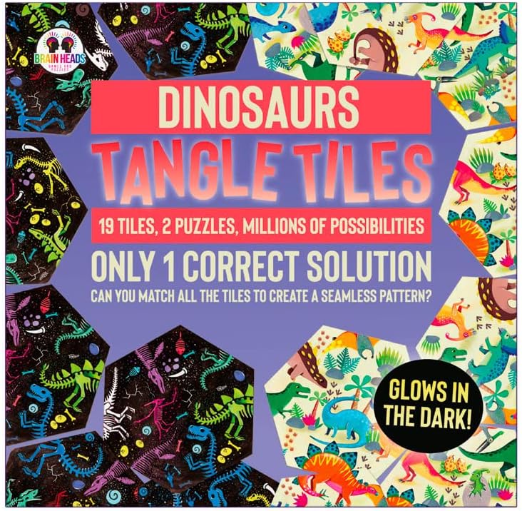 Funtime Gifts Tangle Tiles: Dinosaur