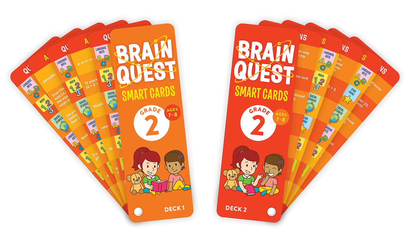 Brain Quest Smart Cards: Grade 2 (Ages 7-8)