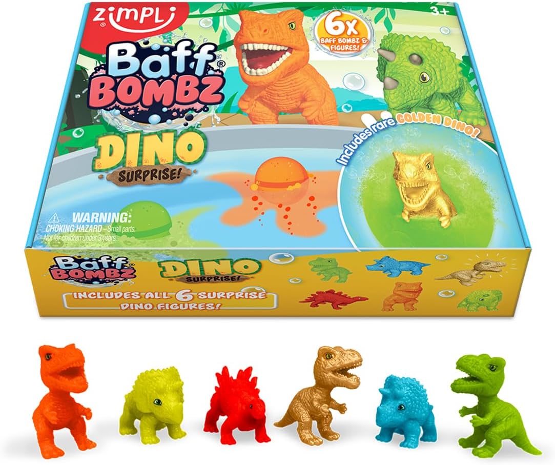 Zimpli Kids Baff Bombz Dino Surprise