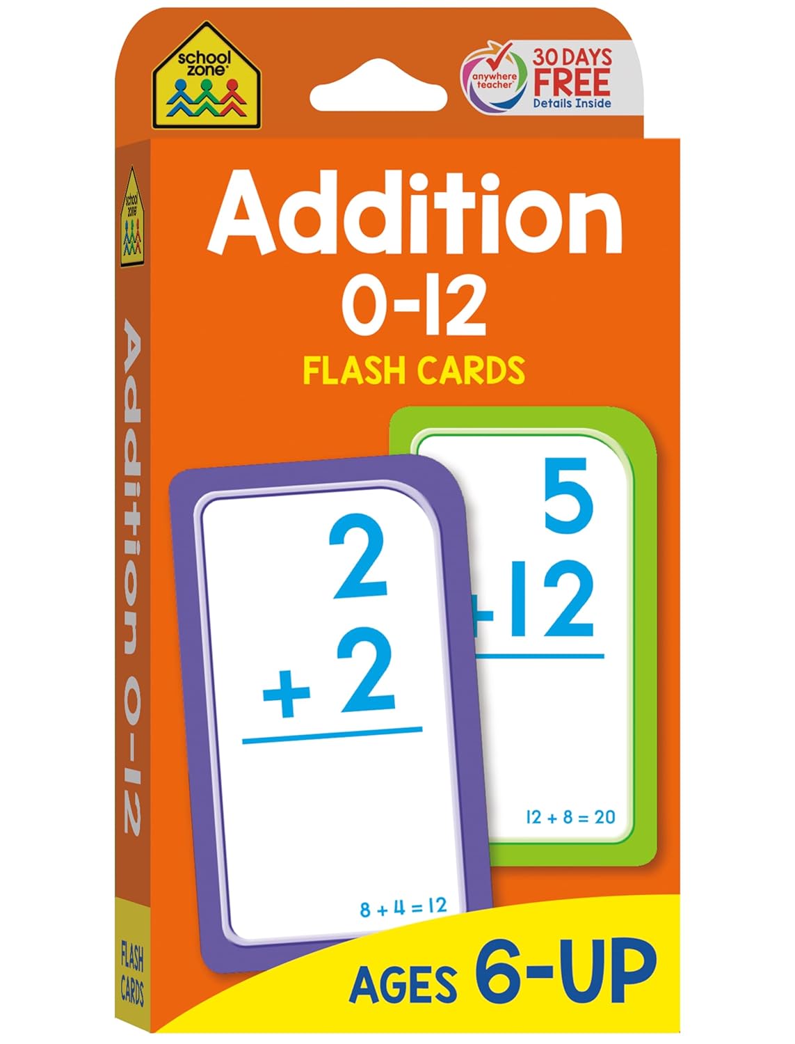 School Zone Flashcards: Addition 0-12