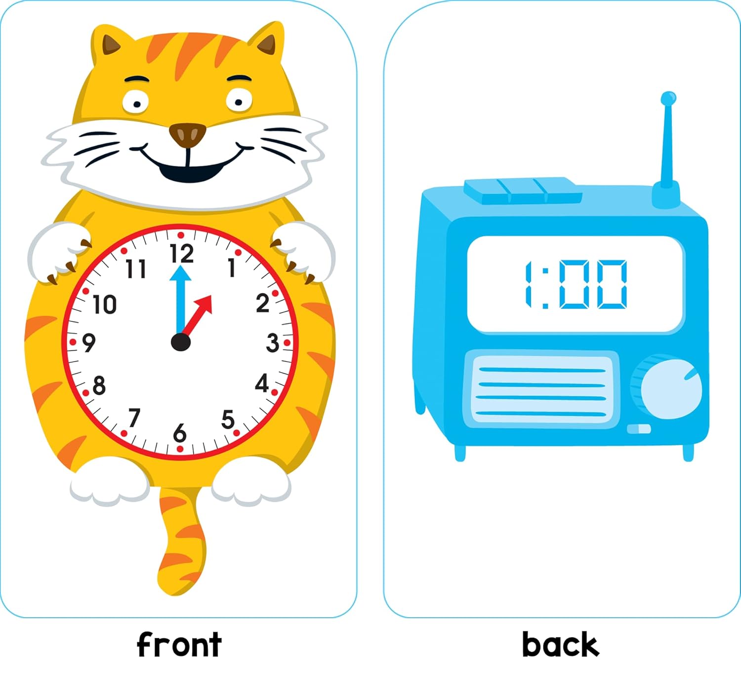 School Zone Flashcards: Time & Money