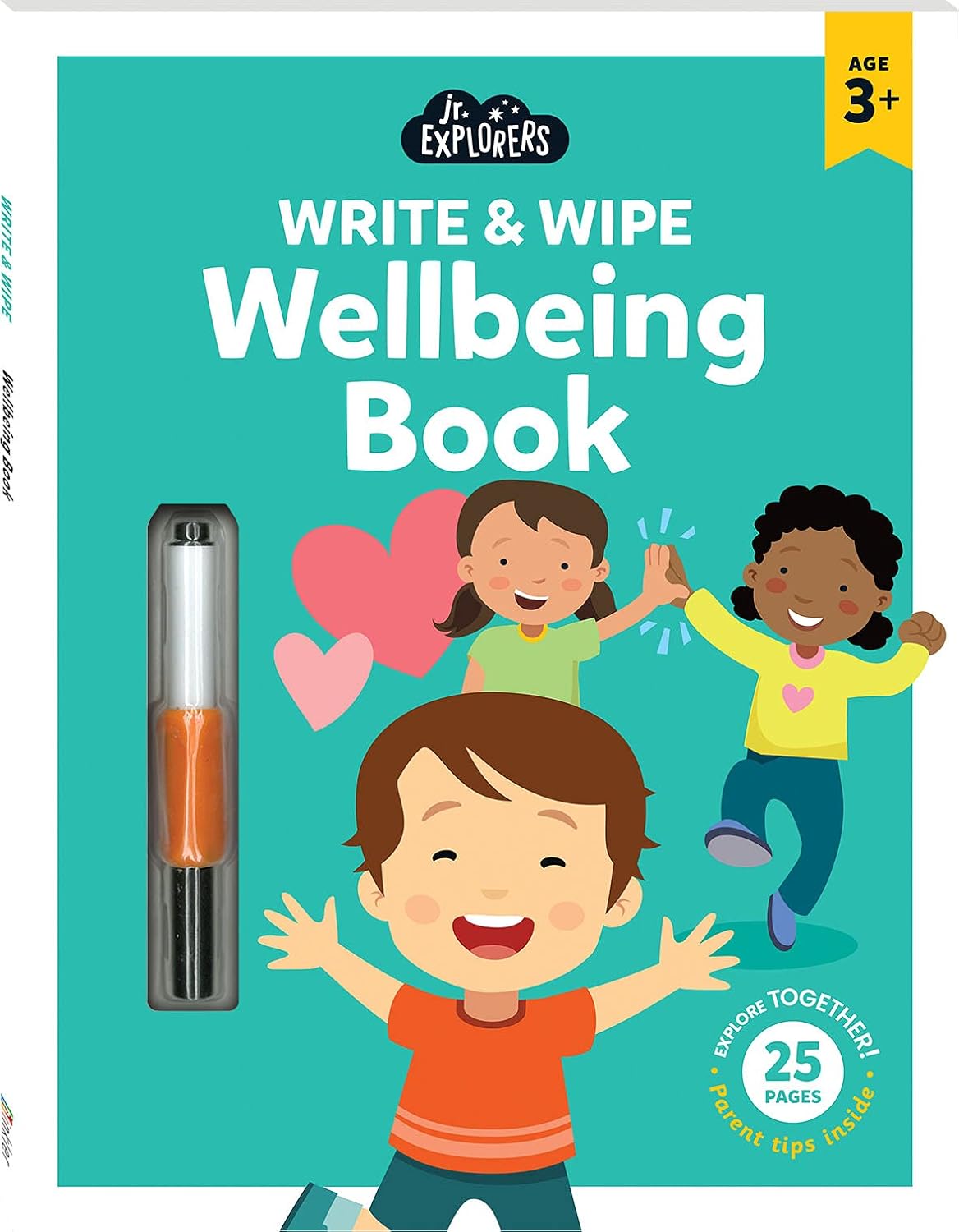 Junior Explorers Write and Wipe: Wellbeing Book