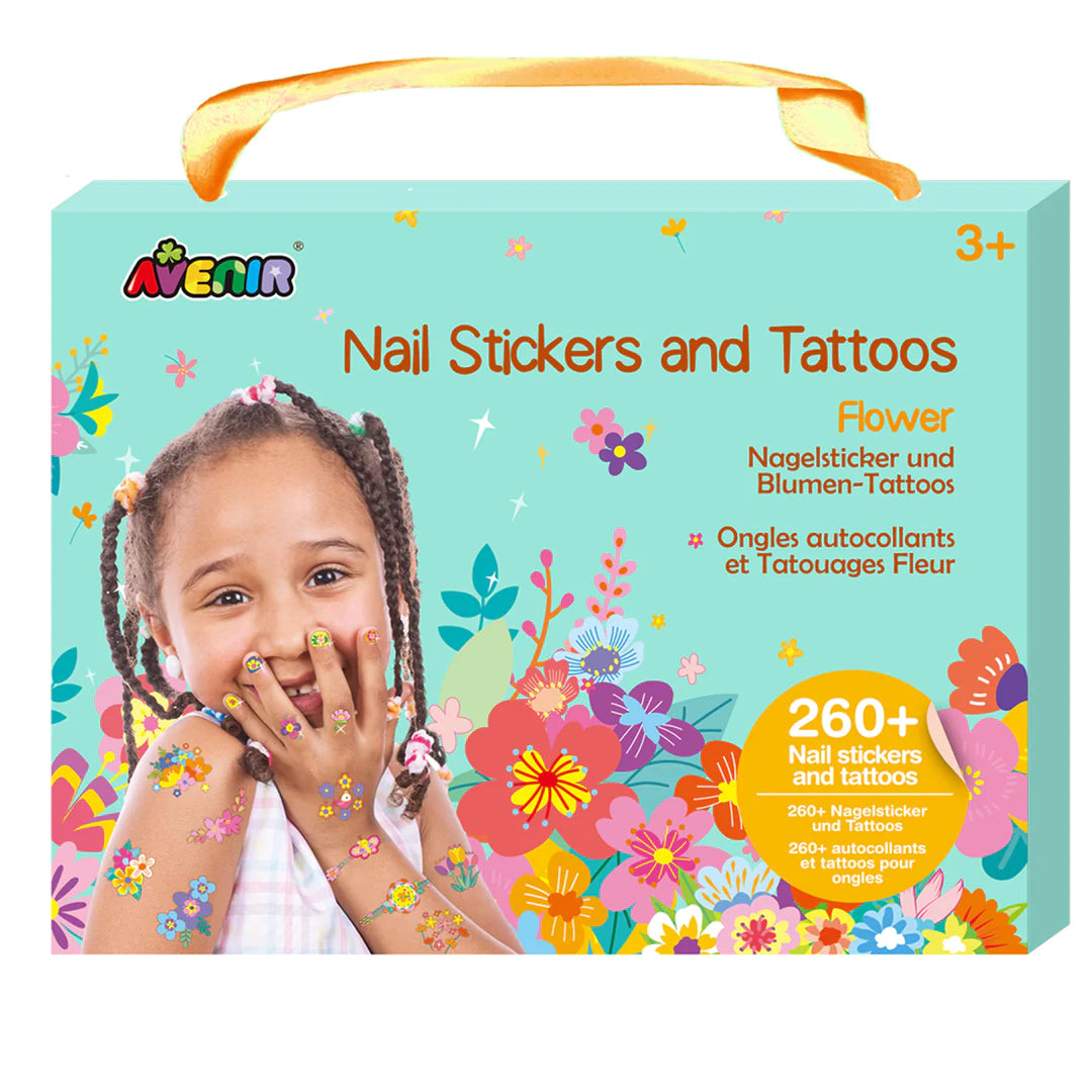 Avenir Nail Stickers and Tattoos - Flowers