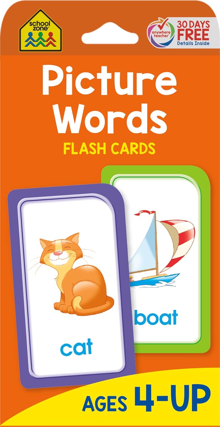 School Zone Flashcards: Picture Words