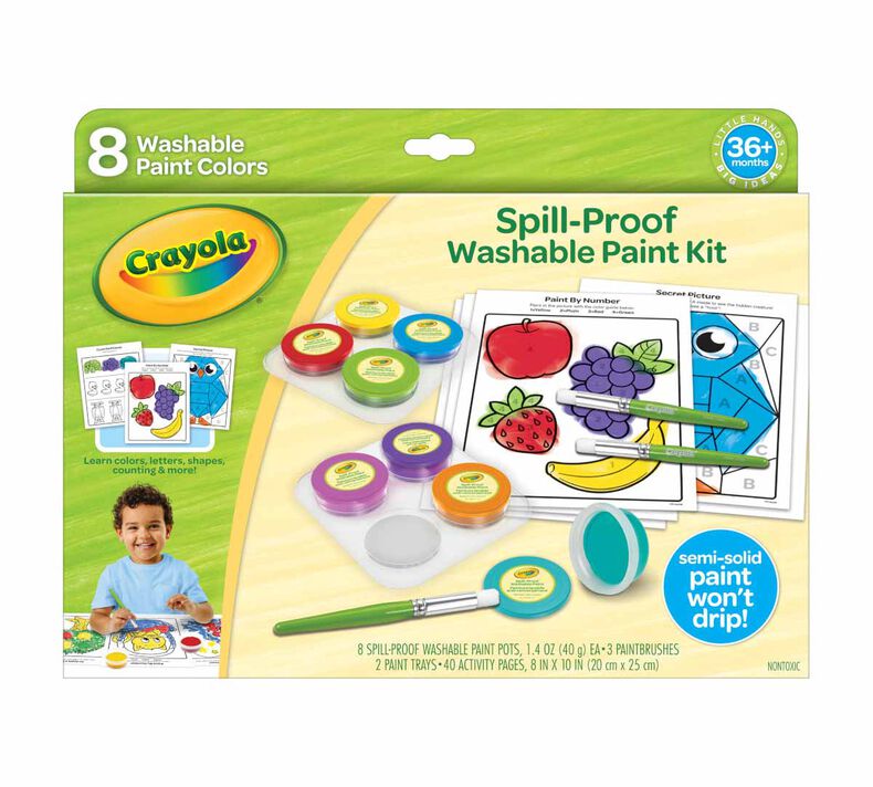 Crayola Spillproof Washable Paint Kit