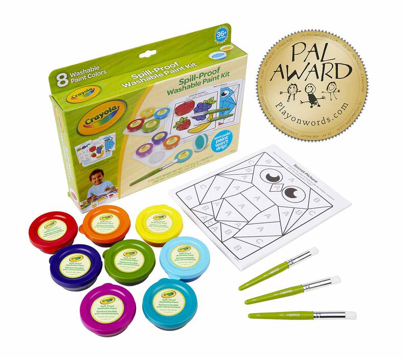 Crayola Spillproof Washable Paint Kit