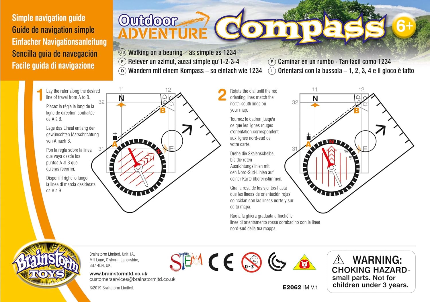 Brainstorm Outdoor Adventure Compass