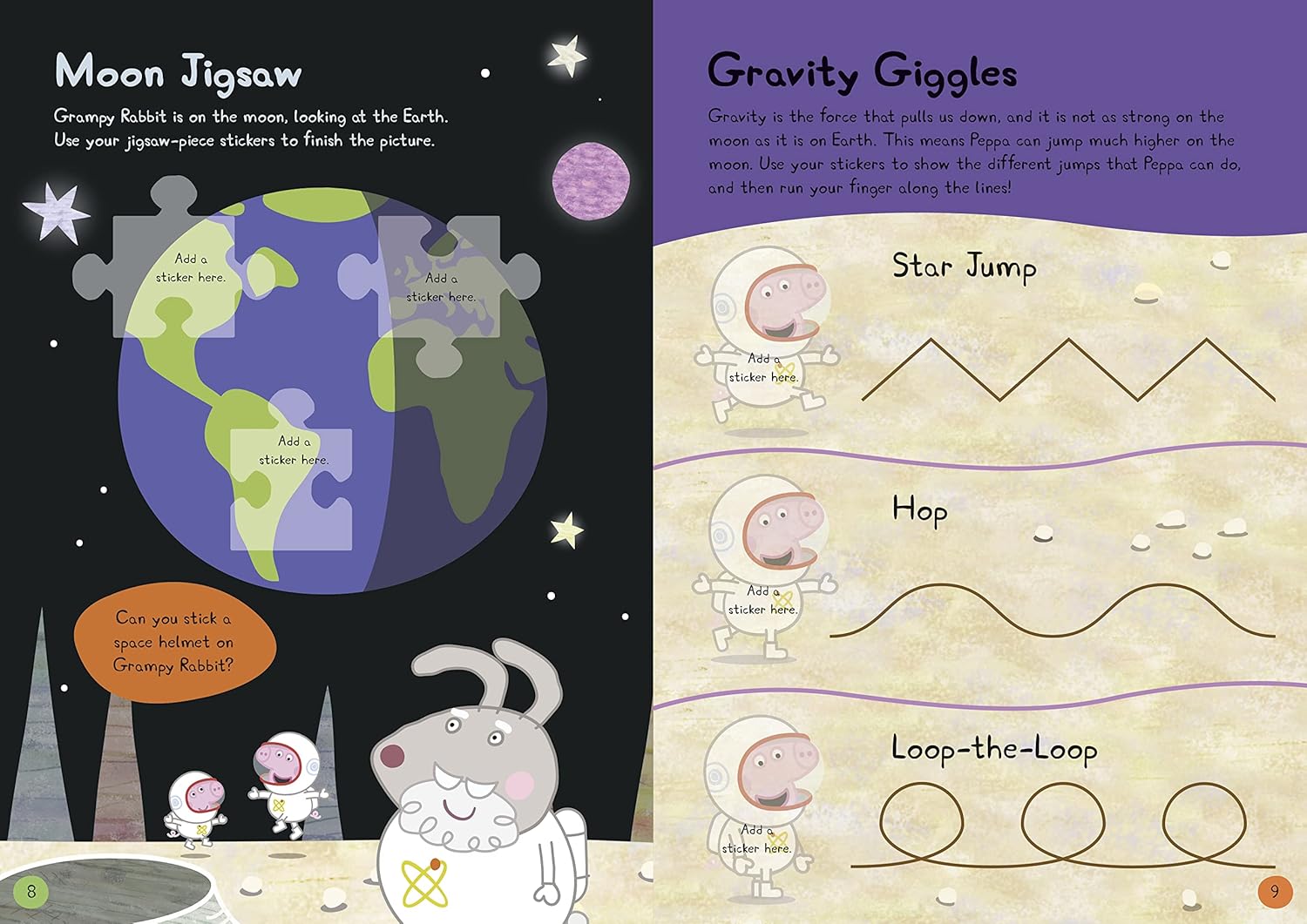 Peppa Pig: Peppa in Space Sticker Activity Book