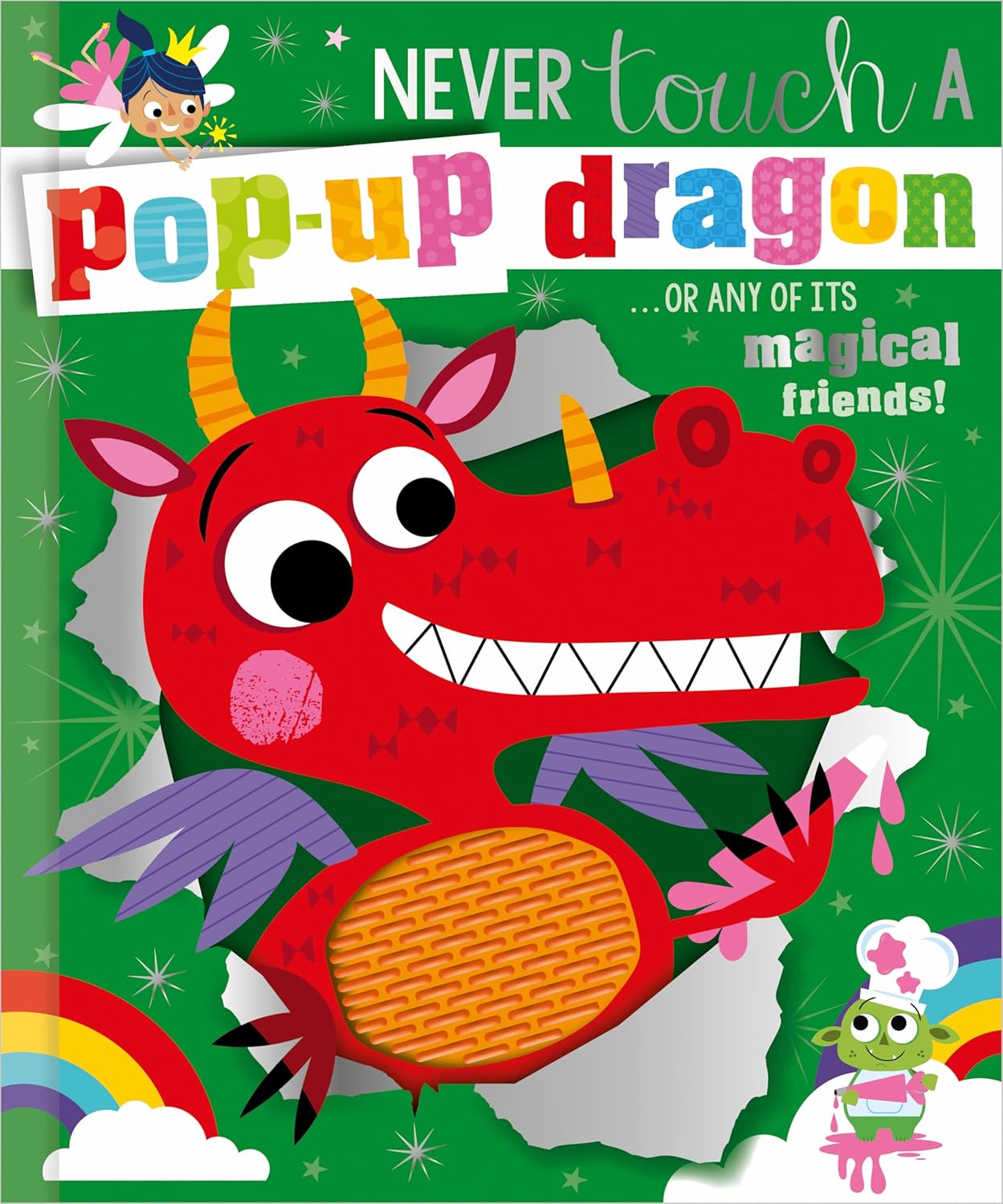 Never Touch A Pop-Up Dragon Padded Board Book