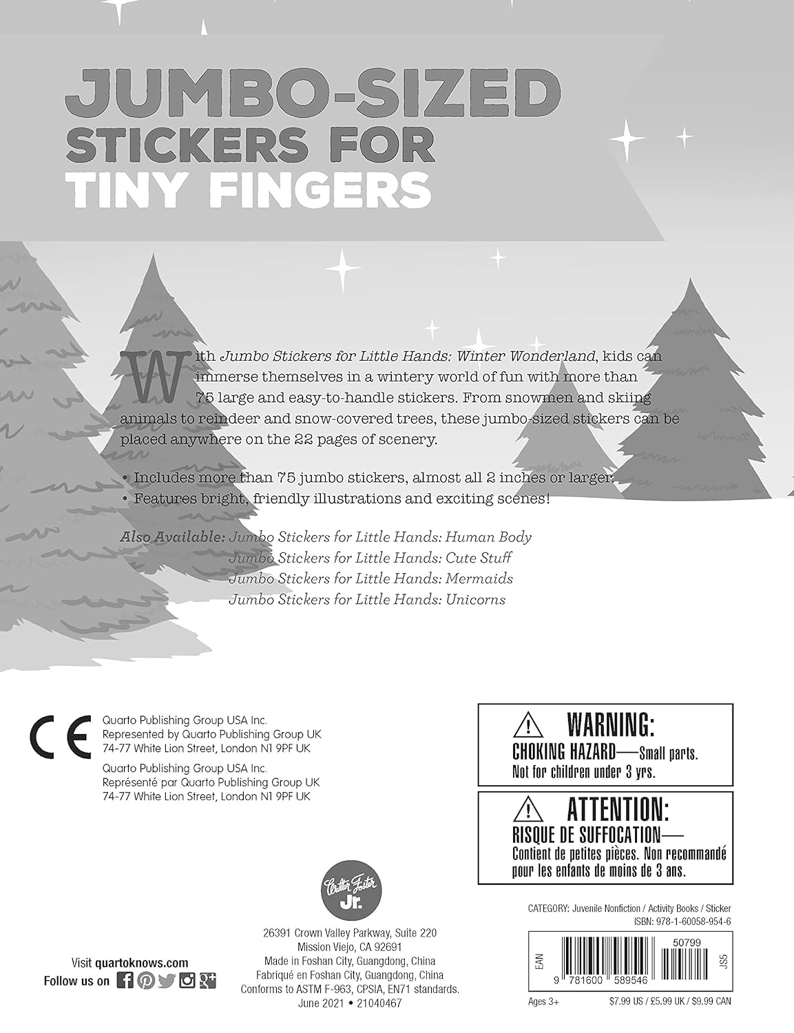 Jumbo Stickers For Little Hands: Winter Wonderland