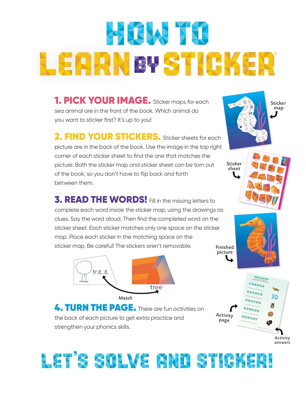 Learn by Sticker: More Phonics