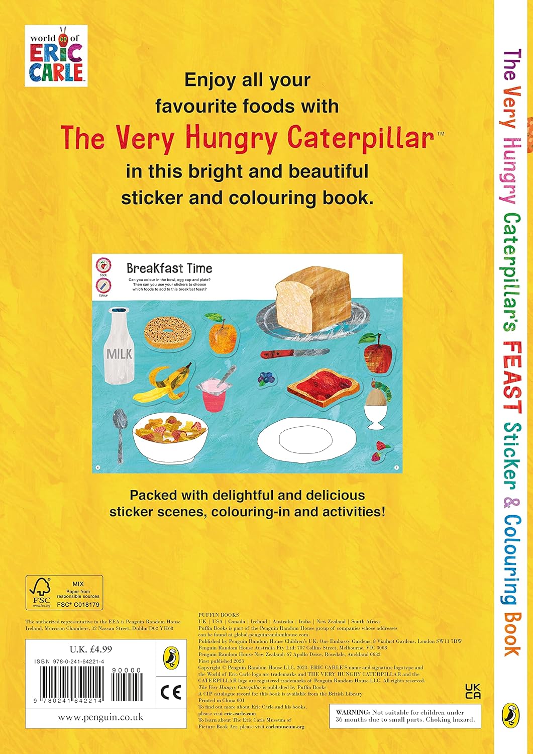 Very Hungry Caterpillar's Feast Sticker And Colouring Book