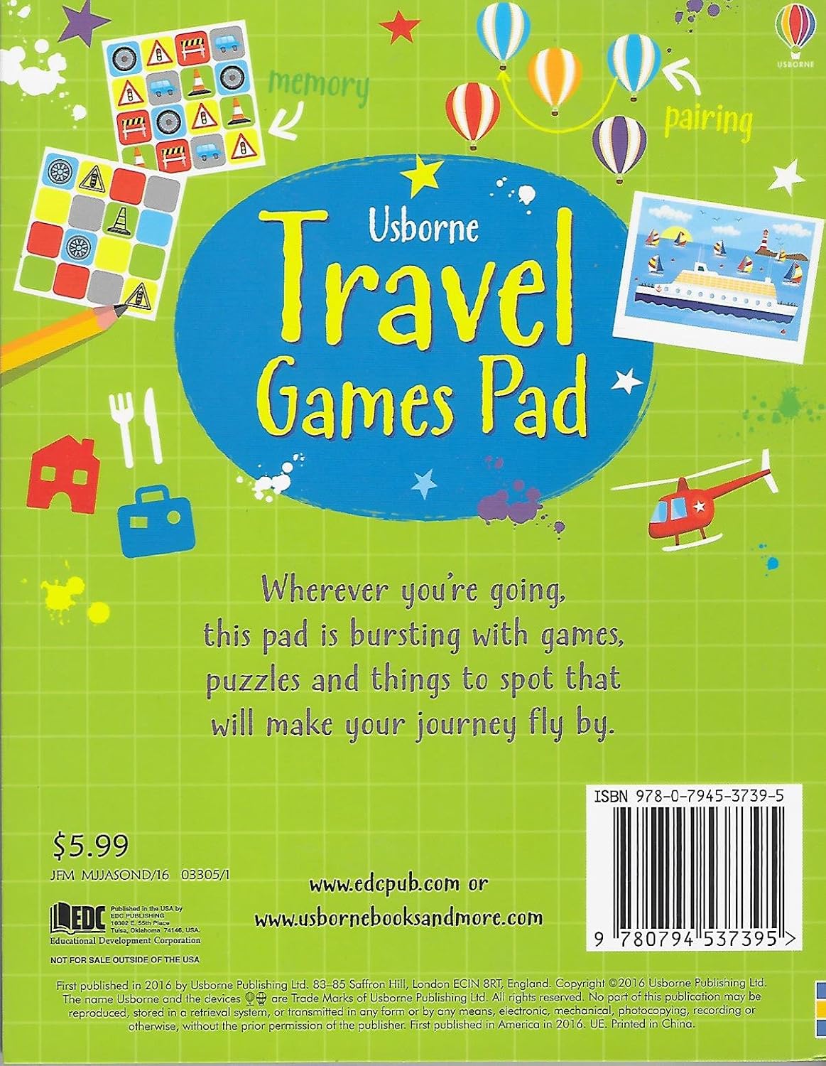 Travel Games Pad