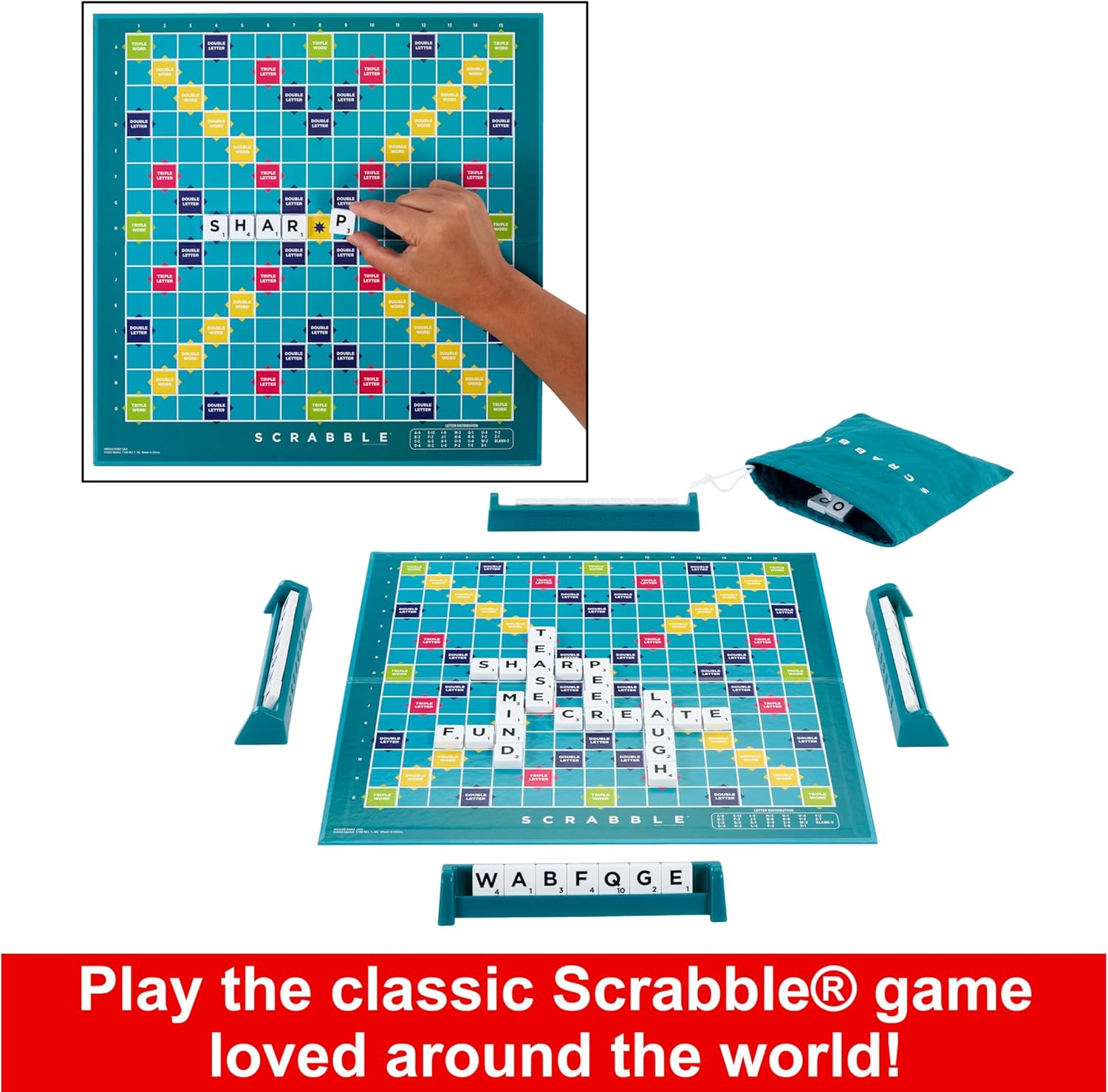 Mattel Scrabble Original English