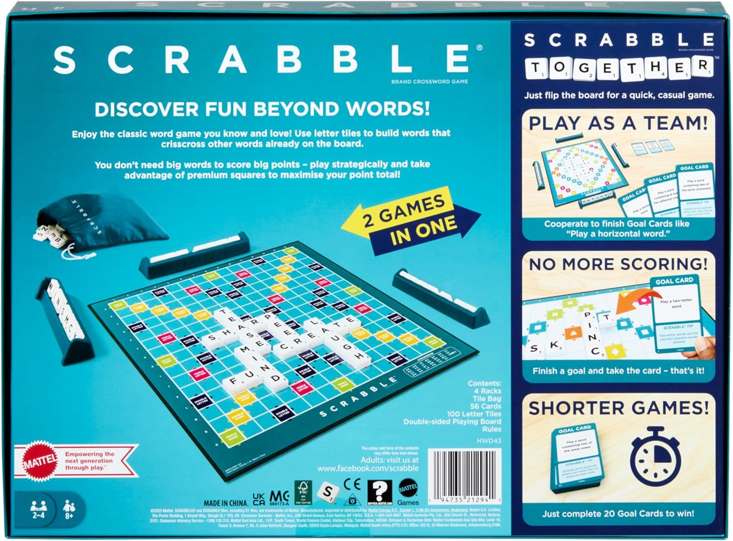 Mattel Scrabble Original English