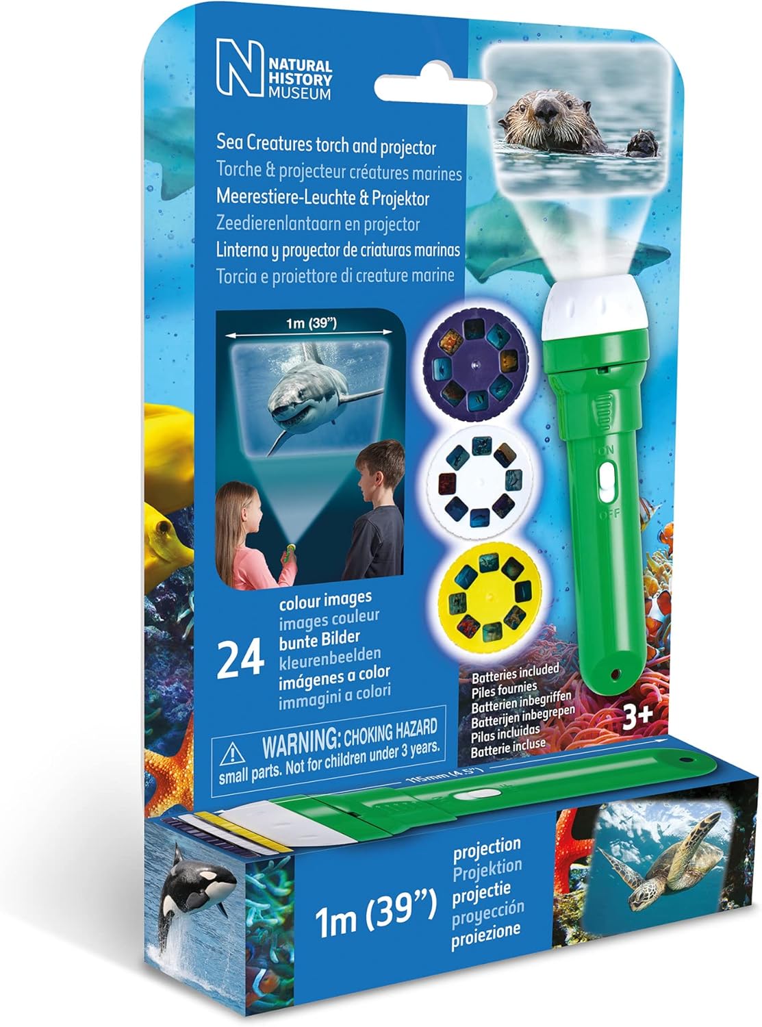 Brainstorm Torch & Projector: Natural History Museum Sea Creatures