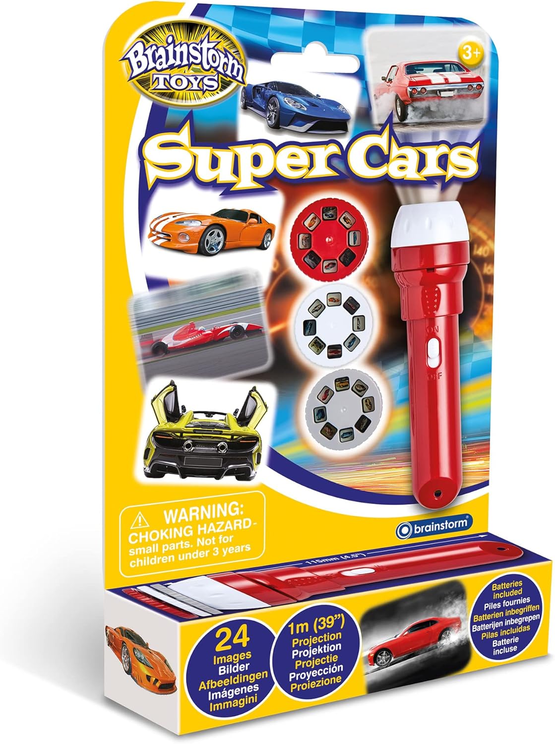 Brainstorm Torch & Projector: Super Cars