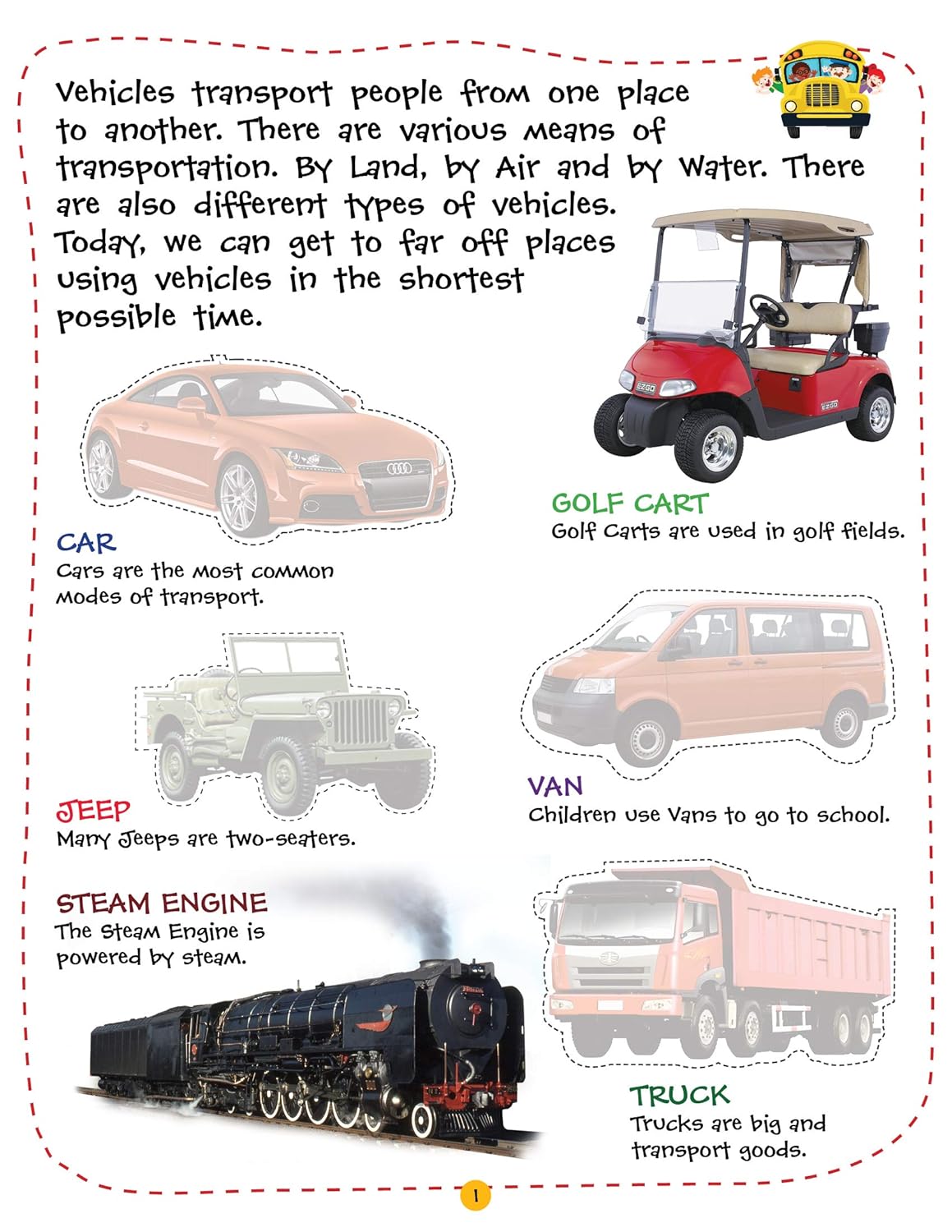 Play With Sticker: Vehicles