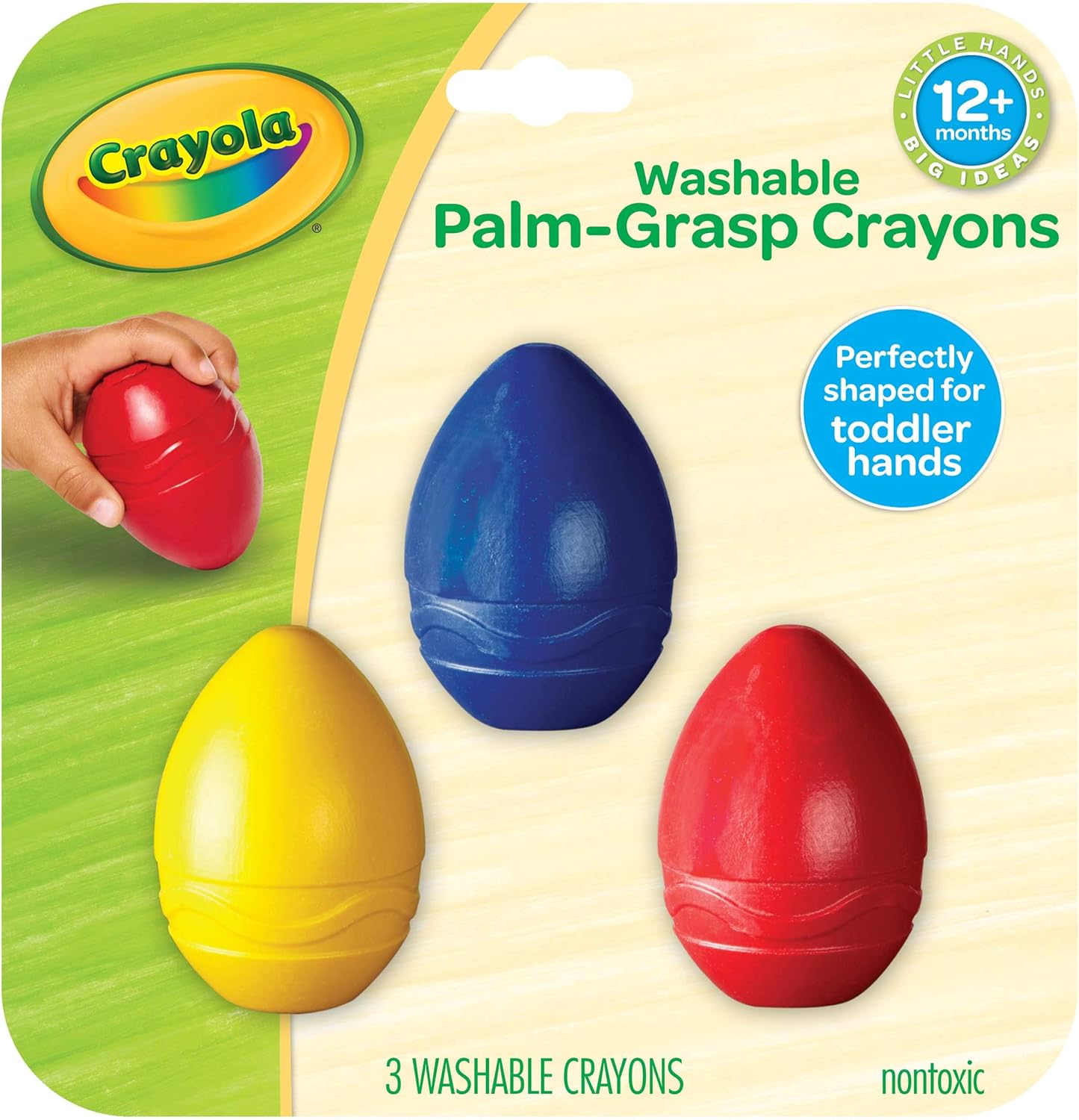 Crayola Palm-Grip Crayons 3ct