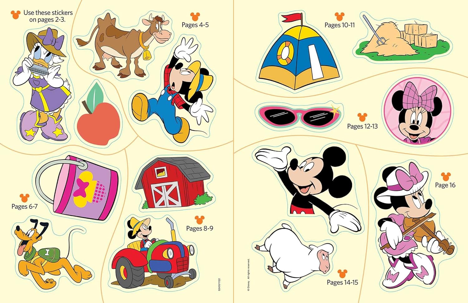 Disney Mickey: My First Big Sticker Book