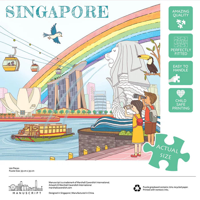 Singapore 100-piece Jigsaw Puzzle: ABC Explore Singapore