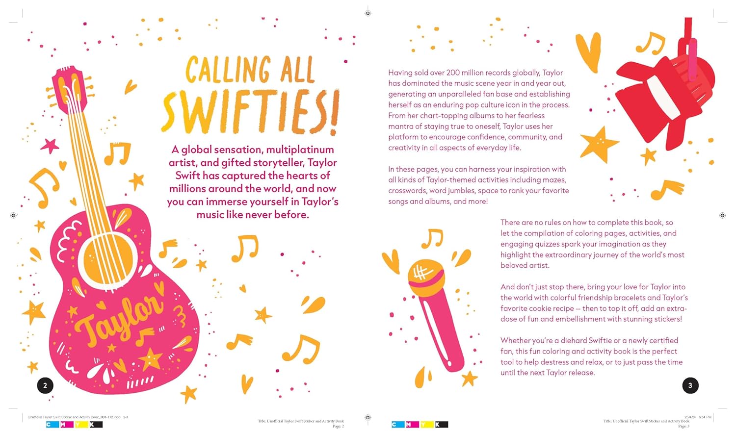 The Unofficial Taylor Swift Sticker and Activity Book