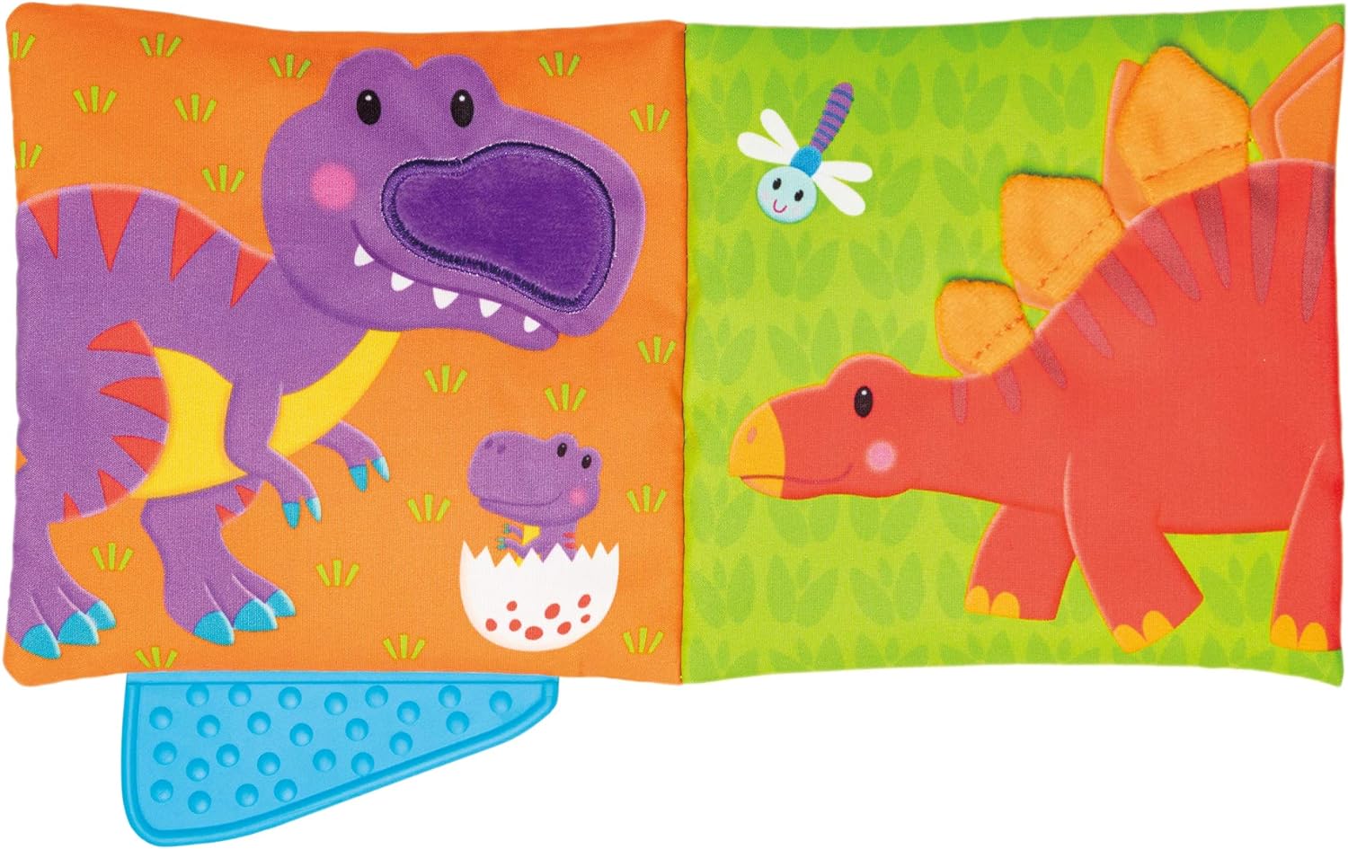 Galt Teether Soft Book: Dinosaur