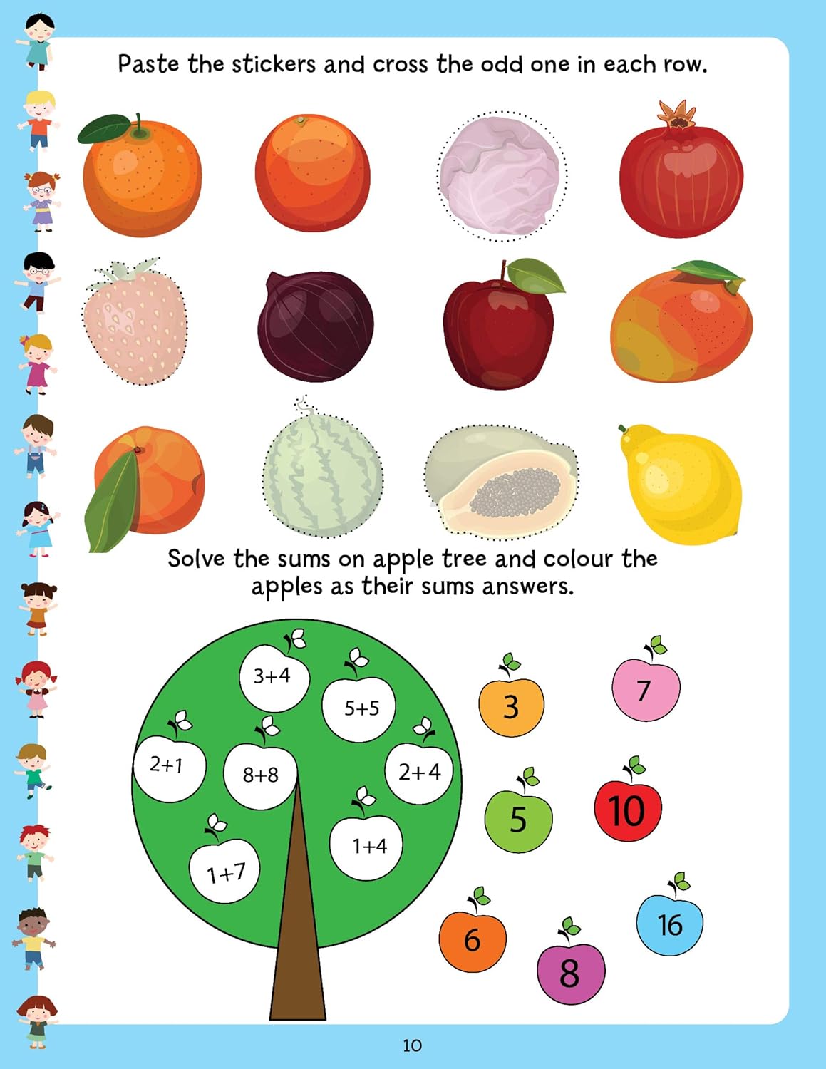 Play With Sticker: Fruit