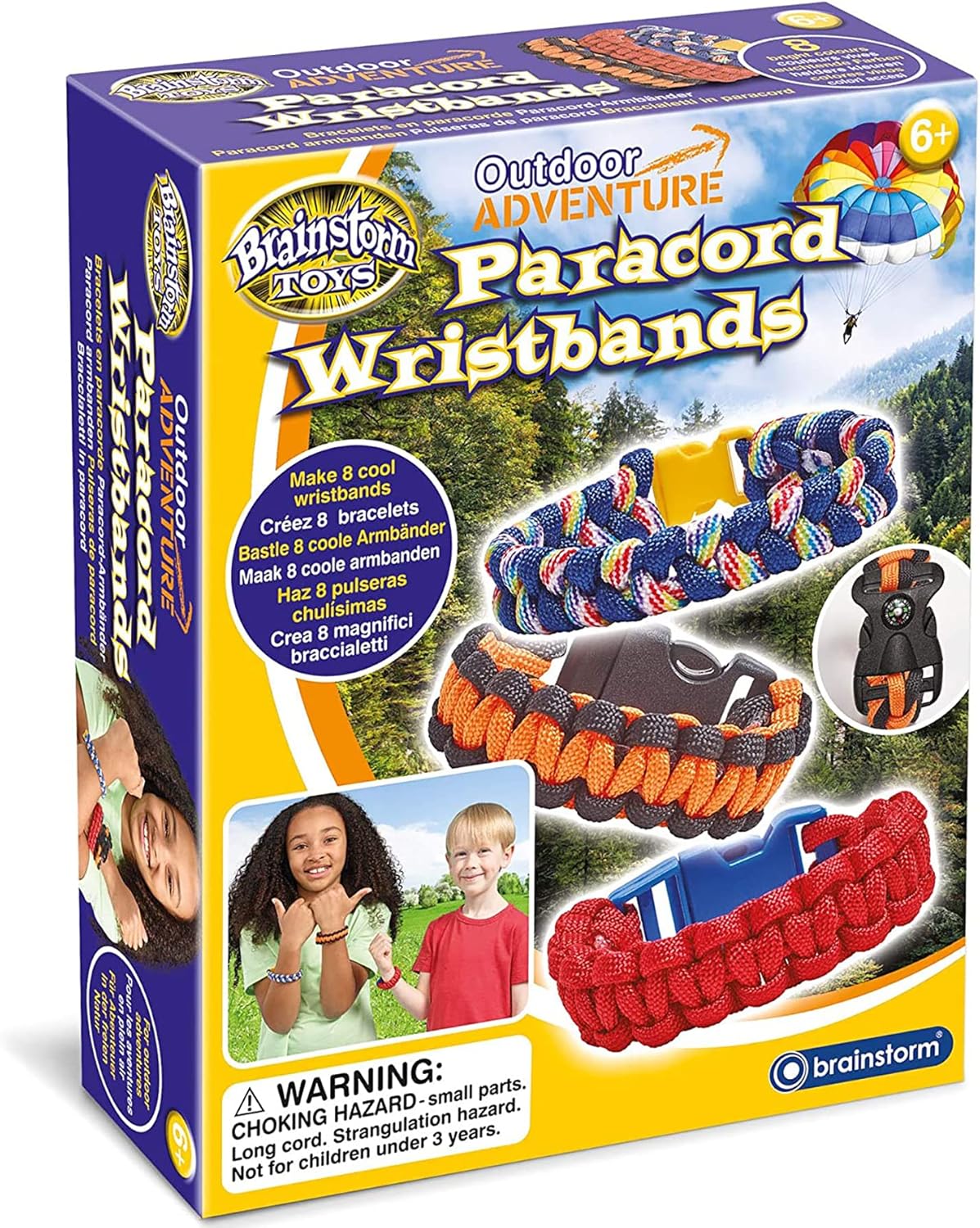 Brainstorm Outdoor Adventure Paracord Wristbands