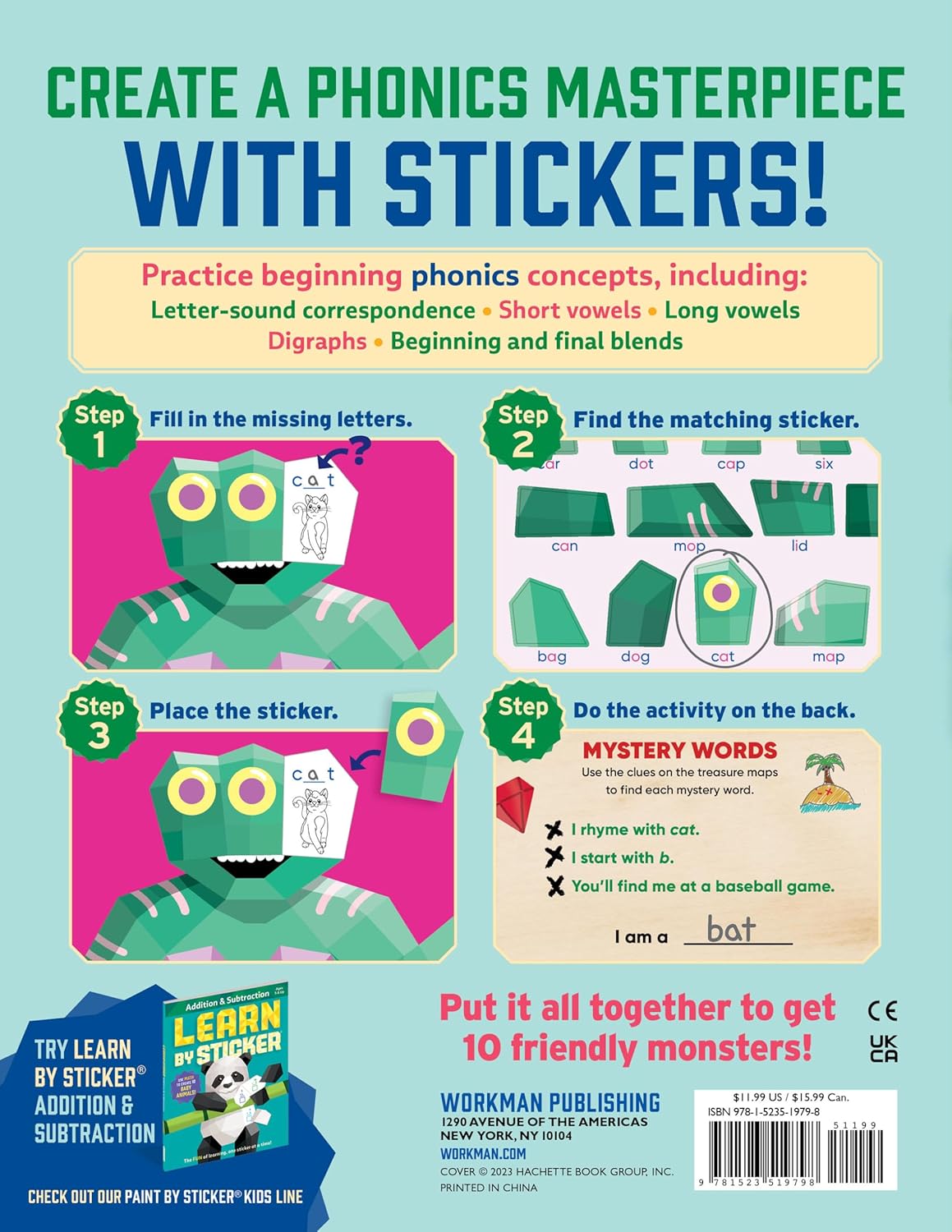 Learn by Sticker: Beginning Phonics