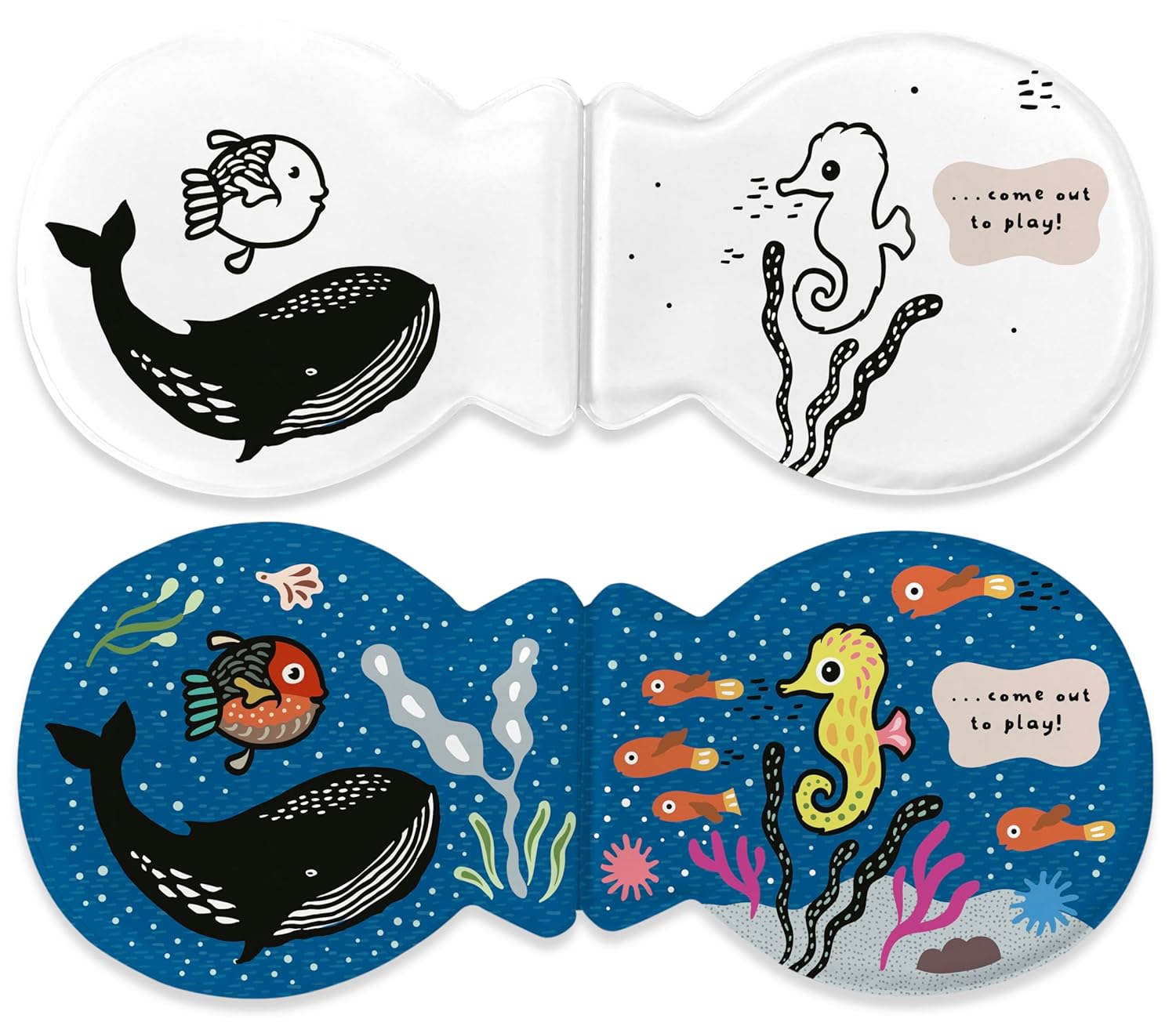 Wee Gallery Shaped Bath Books: Fish And Friends