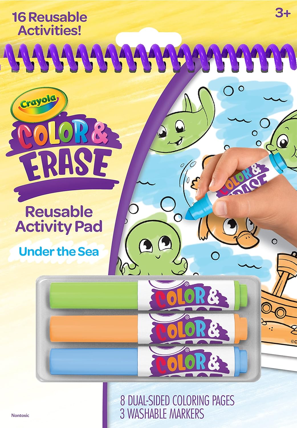 Crayola Sea Color and Erase Reusable Activity Pad