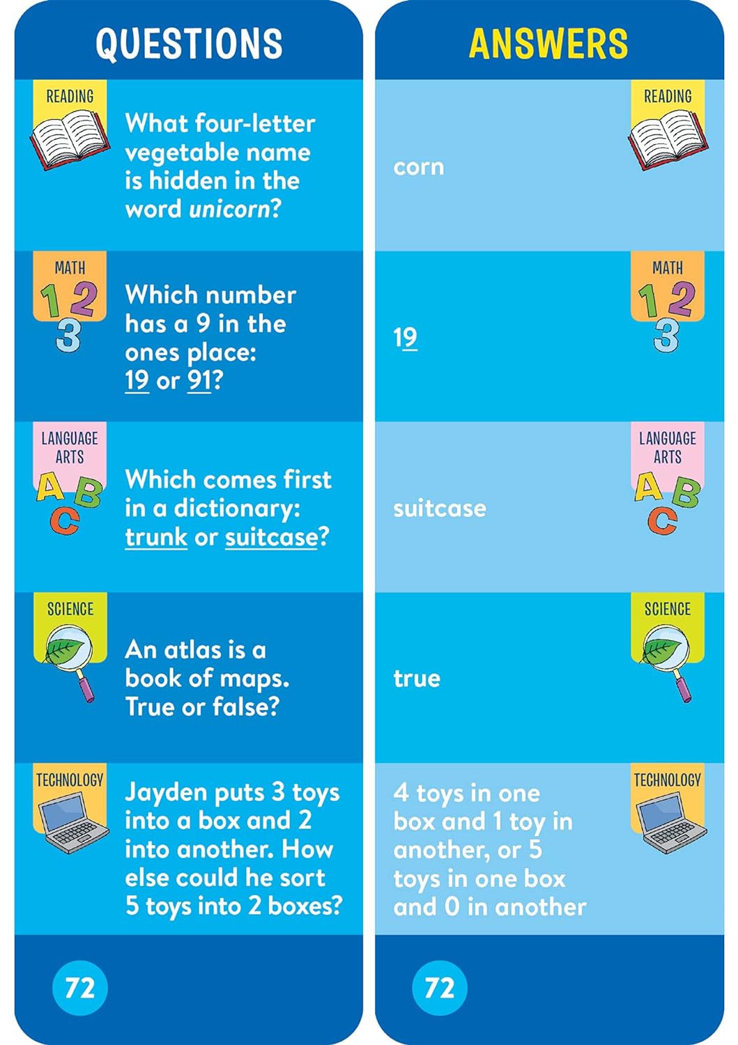 Brain Quest Smart Cards: Grade 1 (Ages 6-7)